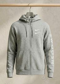 Felpa Nike con cappuccio e zip. pari al nuovo 