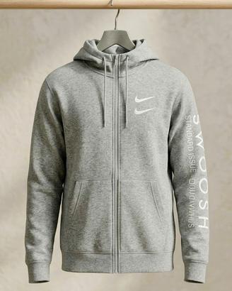 Felpa Nike con cappuccio e zip. pari al nuovo 