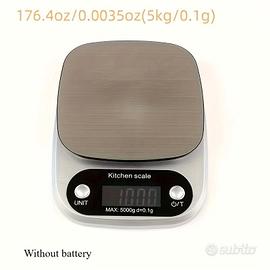 Bilancia da cucina digitale 5kg – precisa 0.1g, ac
