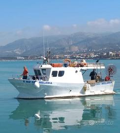 Barca da pesca compresa di licenza e reti