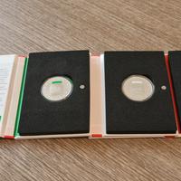 Trittico monete 5 euro Nutella fdc