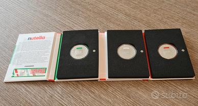 Trittico monete 5 euro Nutella fdc
