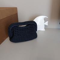 borda clutch blu navy