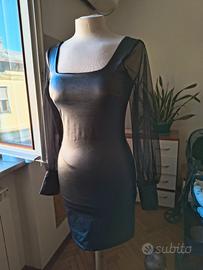 Vestito ecopelle S da sera o Halloween