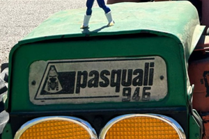 Trattore pasquali con fresa Ascea marina