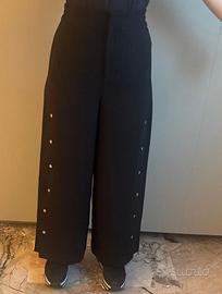 pantalone nero largo