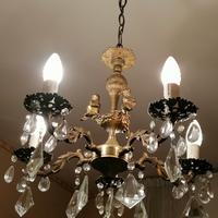 Lampadario a gocce antico