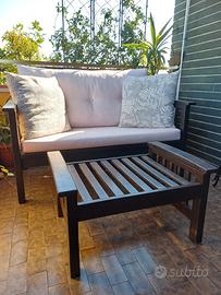 Divano da terrazzo, balcone o giardino