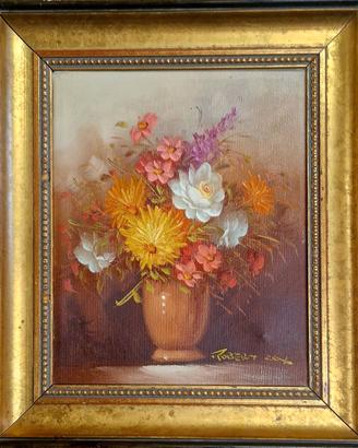 Quadro decorativo con una natura morta floreale