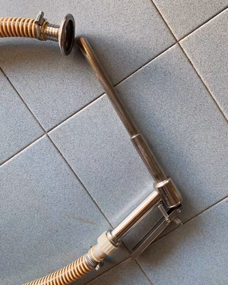 Pistola acciaio erogazione vino