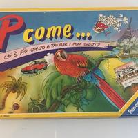 P come Ravensburger Gioco Nomi cose città animali