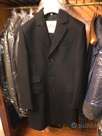 Capotto uomo lana nero Burberry