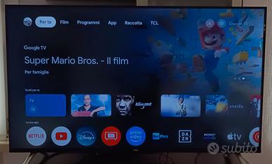 TV TCL 43 pollici smart 4K