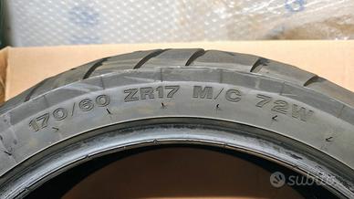 Dunlop meridian 170/60 ZR17 + 120/70 ZR19