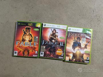 trilogia Fable Xbox Classic e Xbox 360