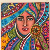 Quadro moderno dipinto a mano