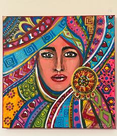 Quadro moderno dipinto a mano