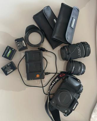 Panasonic DMC-G80M Mirrorless + Obiettivi Olympus