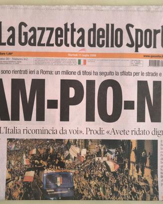ITALIA CAMPIONE DEL MONDO DI CALCIO 2006
