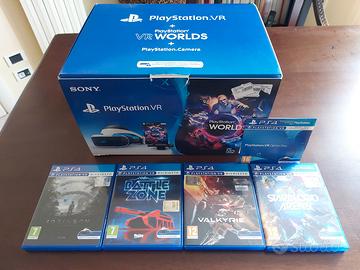 Playstation VR + 4 videogiochi 