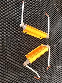 Resistenze 100w  8 ohm cablate coppia
