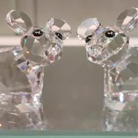 Swarovski coppia di topolini da collezione