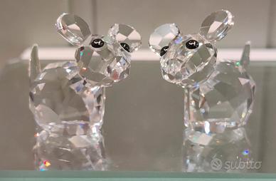 Swarovski coppia di topolini da collezione