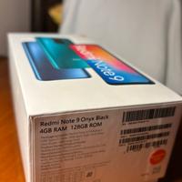 Redmi note 9 Onyx Black 4GB RAM 128GB ROM