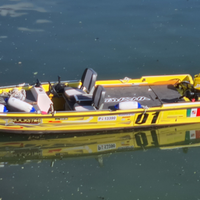 Barca Bass Boat Jet Craft mot. Mercury