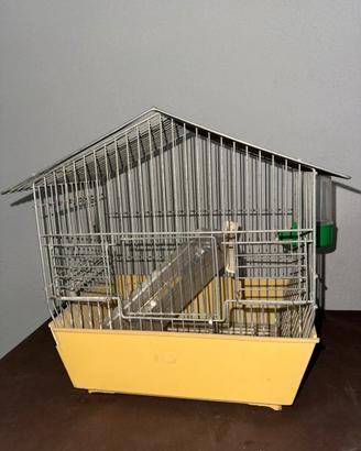 Gabbia per uccellini con accessori