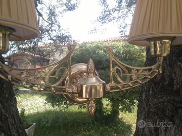 Applique classiche in ottone stile impero