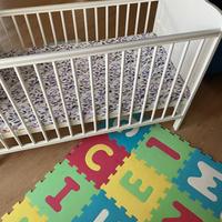 Lettino Marsell – Bianco (con materasso)