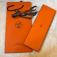 Scatola Hermès (da cravatta) originale completa