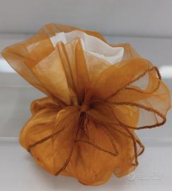 12 pezzi Sacchetto organza bomboniera