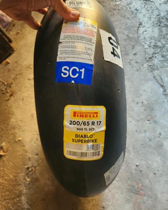 Pirelli Slick Sbk SC1 nuova 09/25