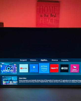 TV Smart 32" Full HD Philips Ambilight + Staffa 
