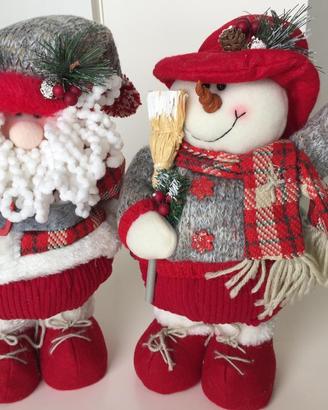 Babbo Natale e Pupazzo di Neve