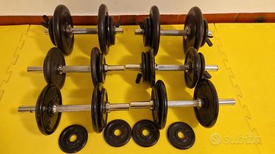 Manubri e dischi ghisa