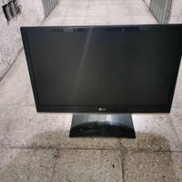 Monitor pc con sintonizzatore tv e telecomando 24"