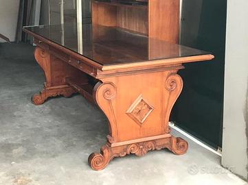 Tavolo/scrivania in legno massello
