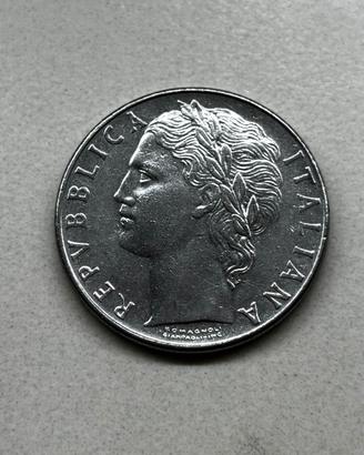 MONETA 100 LIRE MINERVA DATATA 1978