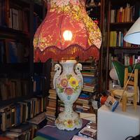 grande lampada in porcellana 