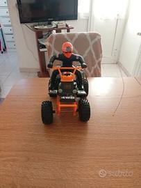 Quad 4WD con pilota – modello da collezione