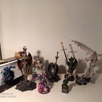 Stock Lotto 7 Draghi gufo da collezione LES ALPES