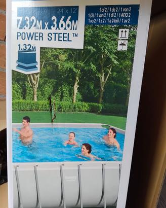 Piscina Bestway 7,23x3,66x1,32m