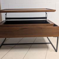 Tavolino da salotto  con piano alzabile