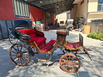 Carrozza d’epoca originale restaurabile