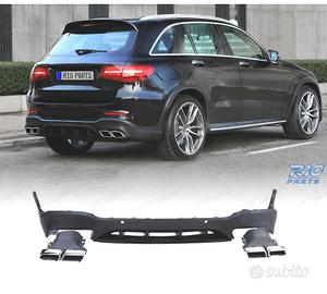 DIFUSORE MERCEDES GLC X253 SUV 15-18 LOOK AMG GLC6
