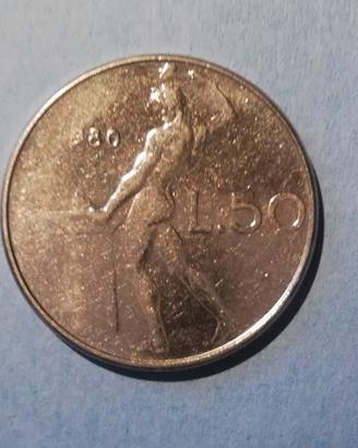 Moneta Rara 50 lire