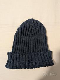 Cappello in lana a coste Conte of Florence blu nav